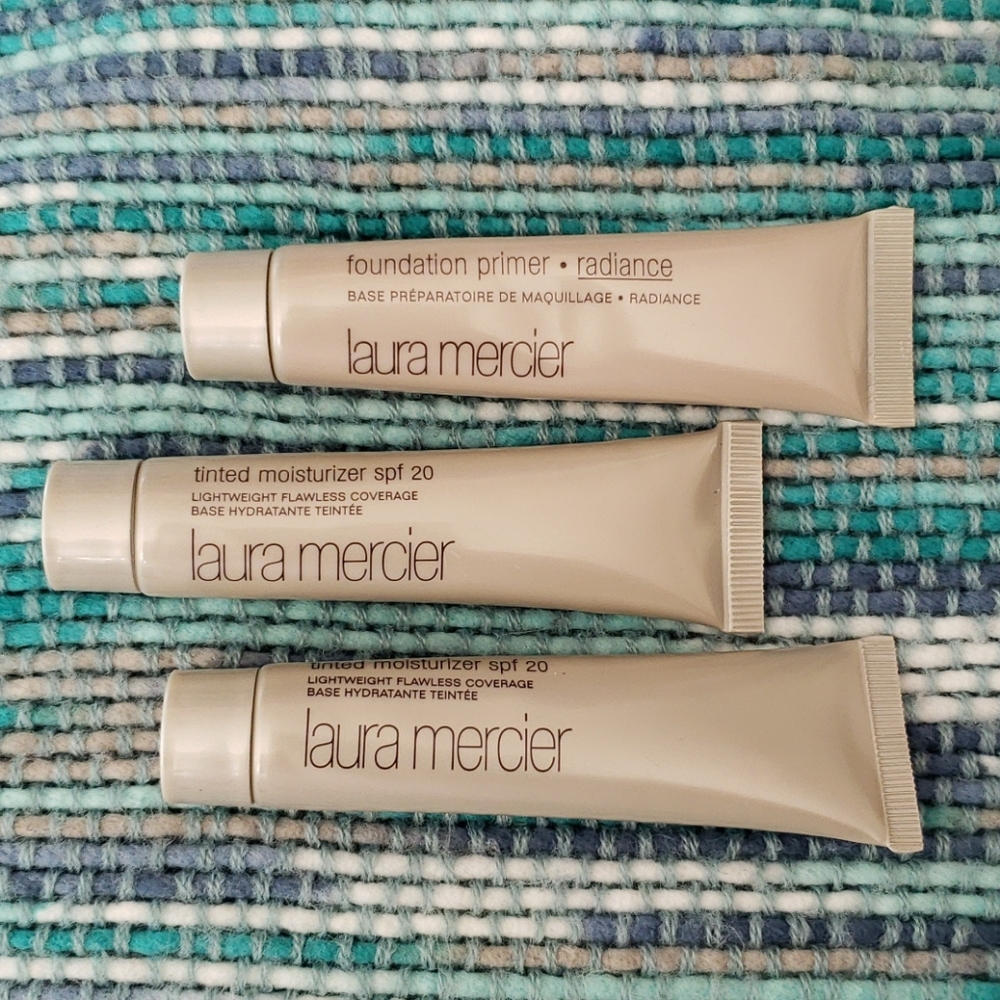 Laura Mercier Radiance Primer & Nude Tinted Moist.